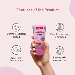 sirona Talc-Free Bikini Line Hair Removal Cream for Women, Dry & Sensitive Skin Cream image 4