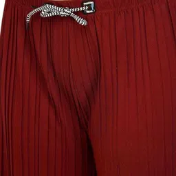 purser Pack of 2 Women Relaxed Red, White Lycra Blend Trousers image 5