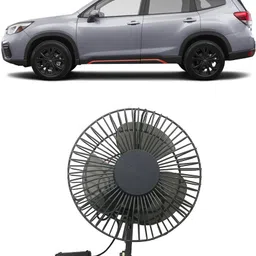 yuneik 12 Volt 6" Fan for Car, Jeep,Truck,Auto, Caravan, Boat, Buses Y504 Car Interior Fan-picture-29