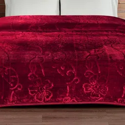 swikon star Self Design Double Woollen Blanket for Heavy Winter image 3