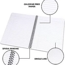 uniqpal Set of 3 A4 Notebook Ruled 200 Pages image 3