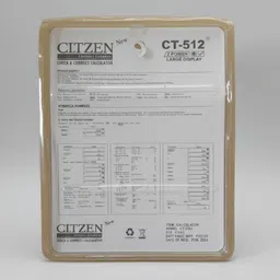 rahul citllzen ct-512 wt electronic calculator CT-512WT Financial Calculator image 4