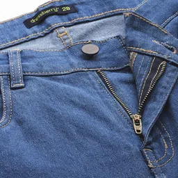 dressberry Women Tapered Fit Mid Rise Blue Jeans image 4