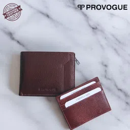 provogue Men Casual Brown Genuine Leather RFID Wallet-picture-21