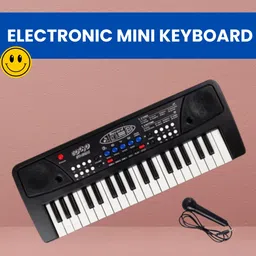 sacro Piano Keyboard with Mic, 37 Keys 8 Tones Portable Electronic Toy For kidsQ223 Piano Keyboard with Mic, 37 Keys 8 Tones Portable Electronic Toy For kidsJ223 Analog Portable Keyboard image 1