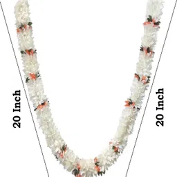 rmkart Mala for God 40Inch for Home & Temple Artificial Flowers Made of Cloth Garland image 2