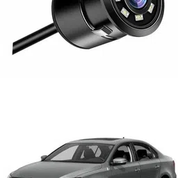 prtek CAR PARKING CAMERA FOR Jetta LED 8 Car Rear View Reverse Parking Camera with HD Waterproof 170 Degree _R_175 Parking Sensor image 1