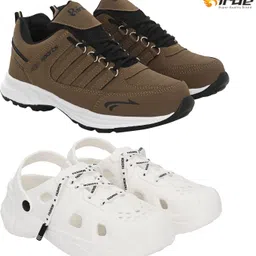Birde Lightweight Combo Pack of 2 Stylish Sports Gym, Shoes With Clogs Walking Shoes For Men-picture-33
