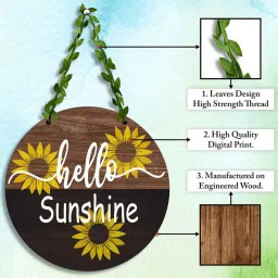 Multicolour Engineered Wood Wall Hanging by Suveharts image 4