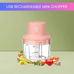 sacro Mini Rechargeable Chopper, Electric Chopper for Onion, Garlic and VegetableC69 Electric Vegetable & Fruit Chopper-picture-25