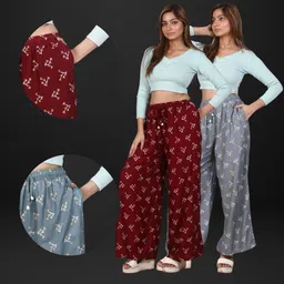 areeba collections Pack of 2 Women Pyjama-picture-10