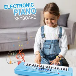 pepstter 37-Key Electronic Piano Keyboard Toy with Mic, Recording & Power Options image 2