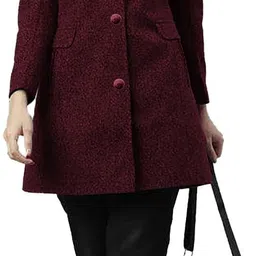 lime n lemon Tweed Coat For Women image 4