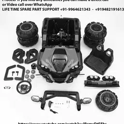 razz bazz Big Size 4x4 Jeep Kids Electric Car | Remote Control & Manual Vehicle Jeep Battery Operated Ride On image 5