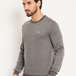 getgolf Men Full Sleeve Solid Sweatshirt image 3