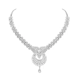 atasi international Alloy Rhodium Silver Jewel Set image 3