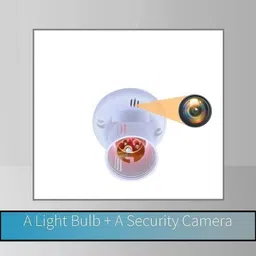 Bzrqx 4K HD WiFi 1080p Wireless Spy Cam Mini Bulb Holder Best Hidden Security Camera Security Camera image 3