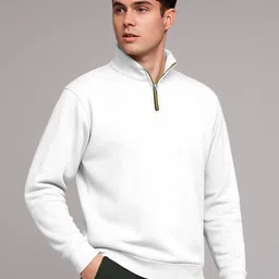 tripr Men Night Suit Set White, Dark Green Solid image 4