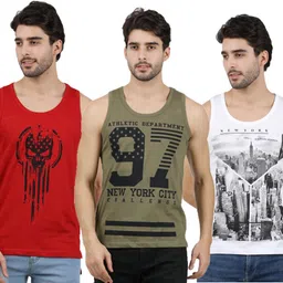 jugular Pack of 3 Men Vest image 1