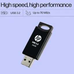 HP 712w 64GB USB 3.2 64 GB Pen Drive Compatible with Laptop, Desktop Computer, Mobile USB 3.2 Plastic Case image 4