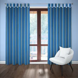 homefly 195 cm (6 ft) Cotton Door Curtain Single Curtain image 2