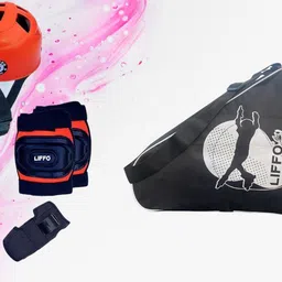 Skating Guard for Skating, Cycling & Skateboarding Age 6-15 Years With Skate Bag Skating Guard Combo-image-25