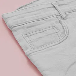 just black Men Regular Mid Rise Grey Jeans image 5