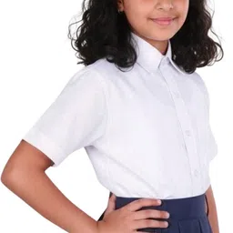 Poonam White Uniform Shirt image 2