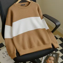 Men Full Sleeve Color Block Sweatshirt-image-88