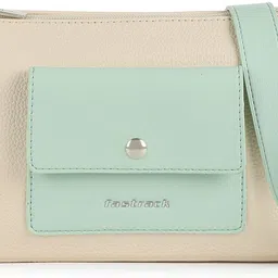 Women Green Sling Bag-image-7