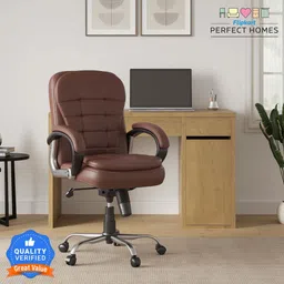 Leatherette Office Arm Chair-image-19