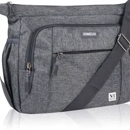 nfi essentials Grey Men & Women Sling Bag Sling Bag, Cross Body Messenger Bag for Business College & Classes-picture-28
