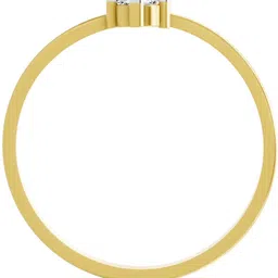 Sparkles Certified Lab Grown Diamond 14kt Yellow Gold ring image 3