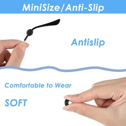 PLAY HARD 10 Pairs Silicone Eyeglass Temple Retainers Non Slip Grippers for All Ages Strap image 3