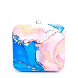 DressBerry Printed Box Clutch image 4