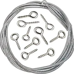 neha enterprises Silver Curtain Rods Metal-picture-16