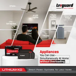 livguard 900 VA Lithium XD Inverter with 3 Year Warranty Lithium Ion image 3