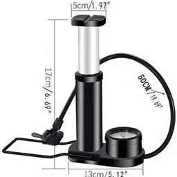 aboi Portable Bike Pump Foot Activated Floor Pump Air Pump for car and Bike Bicycle Bicycle, Car, Ball, Football Pump Pump-picture-39