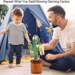 f a s t f r i e n d s Dancing Cactus Toy Talking Cactus Toy Singing + Recording + Dance + Sing Wri image 2