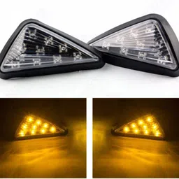 moto genius R15 V2/V3/V4 & M Smoke Triangle Flush Mount LED Turn Signals Blinker / Indicator Bike Fairing Kit-picture-31