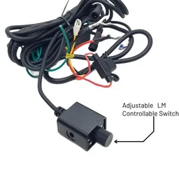 liu hjg 7-LED Round Fog Light Pair,Yellow Cap,Luminous Adjustable Harness 1Year Warranty Fog Lamp Car, Motorbike, Truck LED (12 V, 140 W) image 2