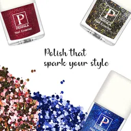 PERPAA Glitter Light Set Of 6 Flashing Sparkly UV Gel Nail Polish 5ml Each-95-96-97-98-100 image 5