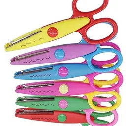 freedy 6 Pieces Scissors Art and Craft Designer Scissors for Paper Scissors-picture-22