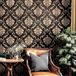 fokrim 300 cm Black Luxury Decorative Sticker 45x300CM Self Adhesive Sticker-picture-12