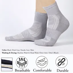 rysn Men Self Design Ankle Length image 2