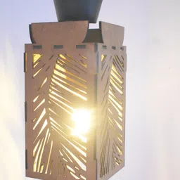 nirav cnc work NV_HNG_LMP_8 S-Hook Wood Light Hanging Chain Rod image 3