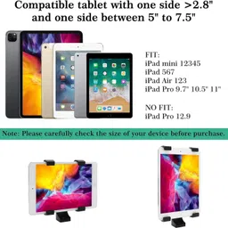 USPOT Universal Tablet Tripod Holder Mount Adapter for All Mobiles Tablet Tripod image 2