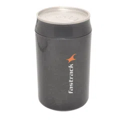 Fastrack Unisex Black & Orange Analogue Watch image 3