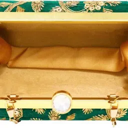 baberwal enterprises Casual, Party, Formal, Sports Green Clutch image 3
