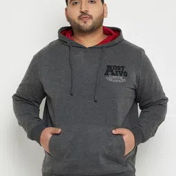 austivo Men Full Sleeve Solid Hooded Sweatshirt-picture-27